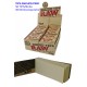 4T. «Raw»  Display with 50 booklets of 50 WIDE tips Hemp Cotton