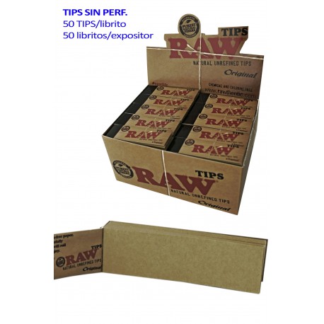 4T. «Raw» Display with 50 booklets of 50 Tips