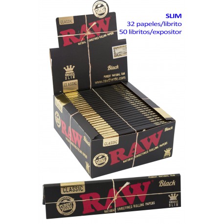 4T. «Raw» Display with 50 books «Ks Slim» Black paper