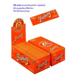 4T. Expositor con 50 libritos de papel nº 8 «Smoking» Naranja