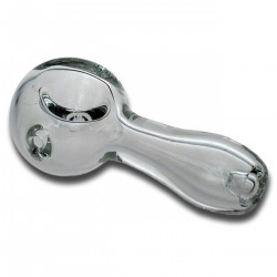 3T. 9 cm Blue glass pipe
