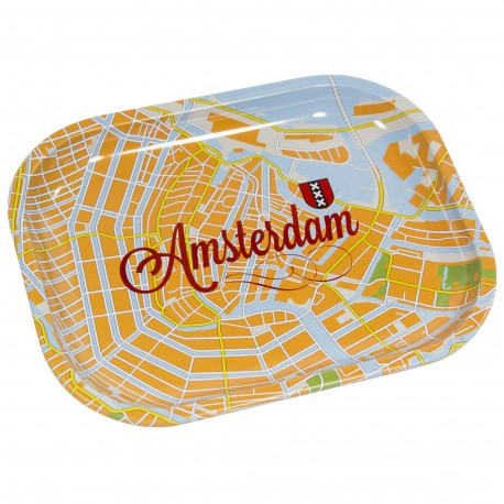3T. Bandeja para liar 18 x 14 cm «Amsterdam map»