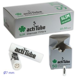 4T. Display with 10 boxes 50 filters «ActiTube» Ø7 mm