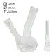 3T. 14 cm Bong transparente