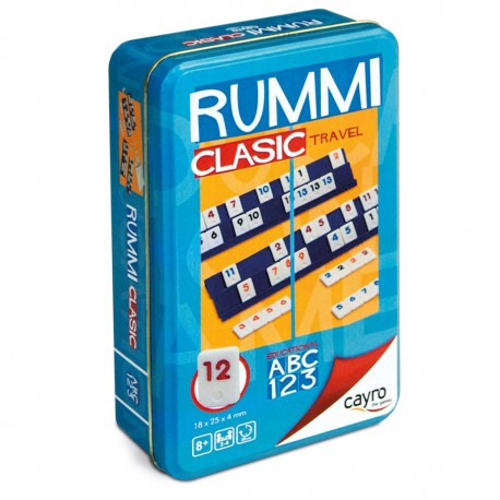 3T. Rummi en caja de metal