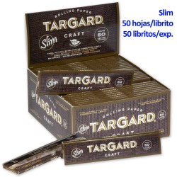 4T. Slim «Tar Gard CRAFT®» 50 libritos con 50 hojas de Papel de liar en Expositor