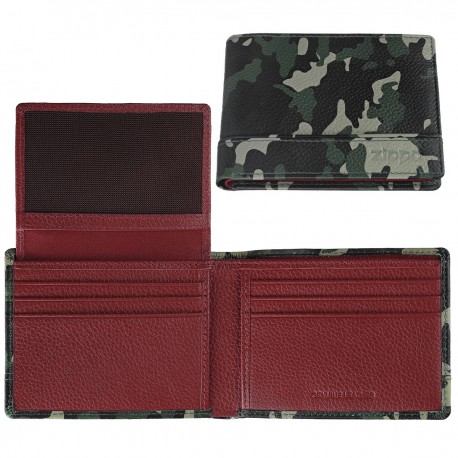 3T. wallet «Zippo» Tri-Fold Camo Verde