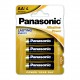 3T. Blister con 4 pilas alcalinas Size M - 1,5V AA Panasonic Power LR6