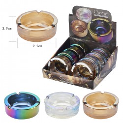 3T.Display with 8 glass ashtray «Champ» 9 x 3.8 cm