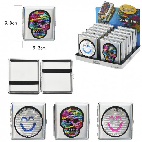 3T. Expositor con 12 pitilleras de metal «Champ» para 20 cigarrillos