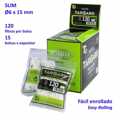 1T. «Slim Easy Rolling» Exp. con 15 bolsas de 120 filtros