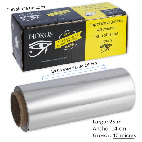 1T. Roll with 25 m of special width «HORUS» aluminum foil