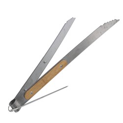 1T. Metal and wood tweezers 30 cm