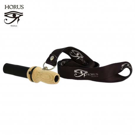 1T. Boquilla de madera con colgante «HORUS SHISHAS»