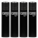 4T. Exp. 48 encendedores Clipper «SOFT TOUCH ALL BLACK»