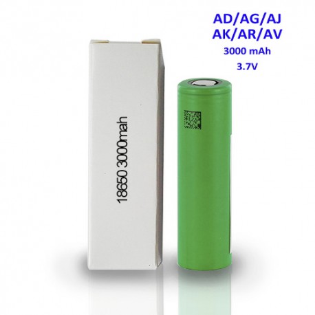 4T. Batería recargable VTC6 18650 3000mAh 3.6V