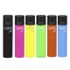 4T. Clipper «JET FLAME SHINY» Expositor con 48 encendedores