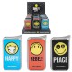 3T. Expositor con 12 encendedores piezo «Smiley»