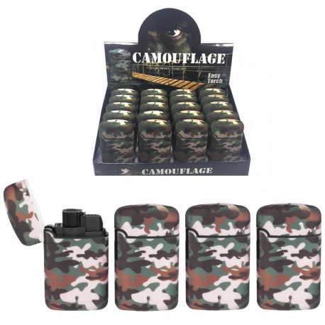 3T. Display 20 lighters turbo jet «Easy Torch 8» Camuflage
