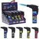 3T. Display with 12 turbo lighters «Prof» surf crazy skulls