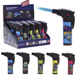 3T. Display with 12 turbo lighters «Prof» surf crazy skulls