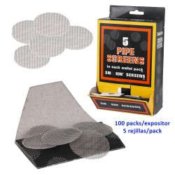 1T. Expositor filtro de metal para pipas «modelo Ss100»