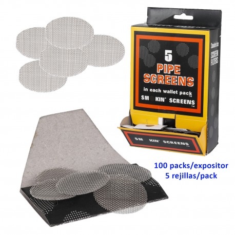 1T. Expositor filtro de metal para pipas «modelo Ss100»