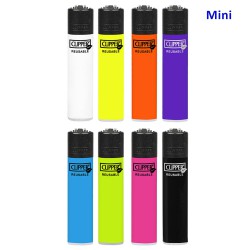4T. Display with 48 Clipper Mini lighters«SOLID FLUO»