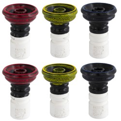 3T. Box with 6 handmade black clay cups «NILO»
