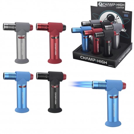 3T. Display with 6 turbo lighters «Champ»  double flamen
