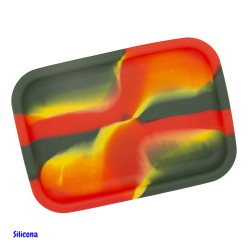 1T. 20,2 x 15 cm Camouflage Silicone Rolling Tray