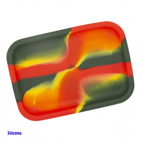 1T. 20,2 x 15 cm Camouflage Silicone Rolling Tray