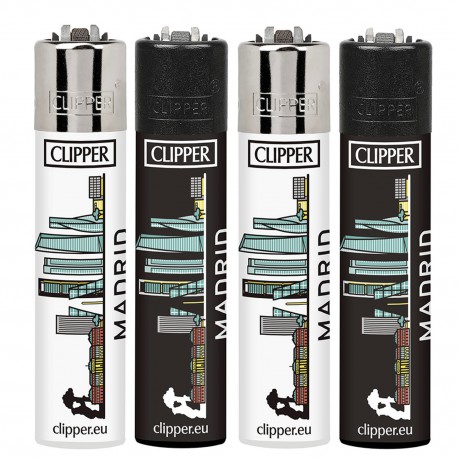 4T. Display with 48 lighters Clipper «MADRID SKYLINE»