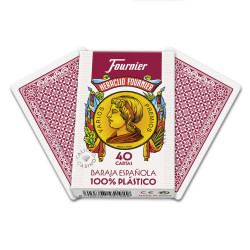 4T. Baraja española 40 cartas «Fournier» 100% plástico «Calidad casino»