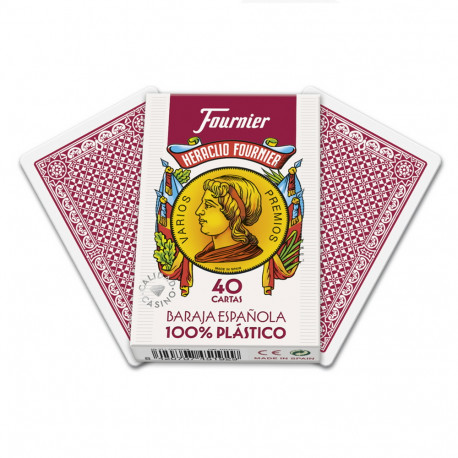 4T. Baraja española 40 cartas «Fournier» 100% plástico «Calidad casino»