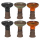 3T. Box with 6 handmade ceramic cups «BRUTUS»