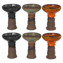 3T. Box with 6 handmade ceramic cups «BRUTUS»