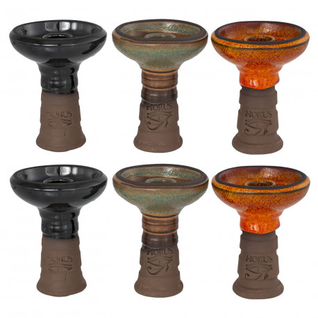 3T. Box with 6 handmade ceramic cups «BRUTUS»