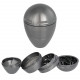 T1. Grinder metálico de 4 partes plateado