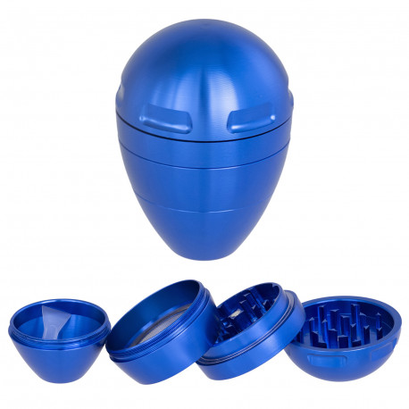 T1. Blue 4-part metal grinder