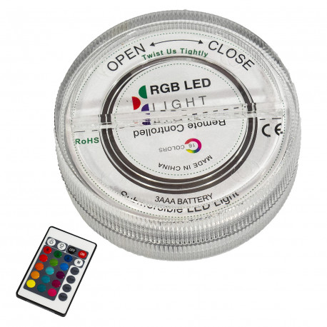 4T. Base de LED RGB con mando a distancia
