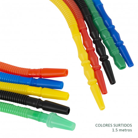 5T. Manguera acrílica 1,5 m colores surtidos