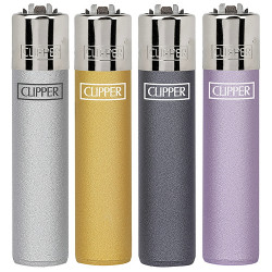 4T. Display with 48 Clipper lighters «METALLIC IV»