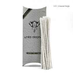 3T. Box with 100 «White Elephant» cotton pipe cleaners