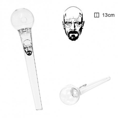 3T. 14 cm Heisenberg Glass Pipe