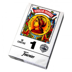 4T. Box with 12 «Fournier» spanish cards (1-40)