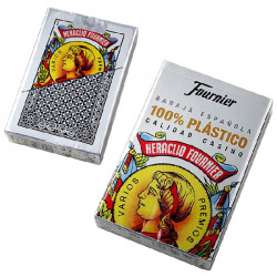4T. «Fournier» spanish 50 cards 100% plastic «Casino quality»