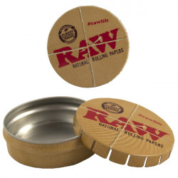4T. Ø5,5 cm Cajita de metal «RAW» click clack
