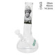 3T. 25cm clear glass bong