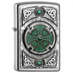 3T. Encendedor «Zippo» Celtic Green Cross 2005167